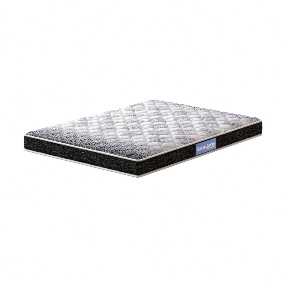Colchão Casal Espuma D23 Super Resistente Probel 14cm Branco/Preto (138x188x14cm)