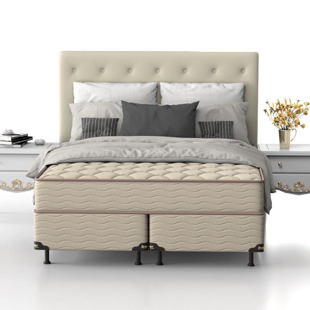 Colchão King Espuma D33 Prohotel Probel 17cm Bege/Bege (193x203x17cm) - Imagem 3