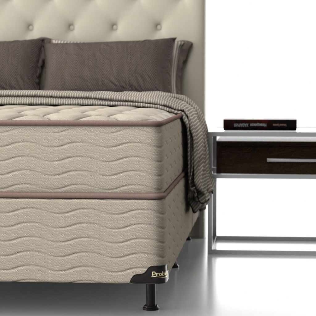 Colchão King Espuma D33 Prohotel Probel 17cm Bege/Bege (193x203x17cm) - Imagem 5