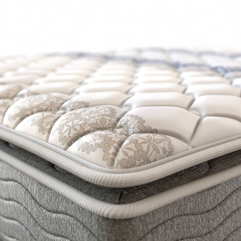 Colchão Queen Espuma AD Resistence Probel 28cm Branco/Cinza (158x198x28cm) - Imagem 2