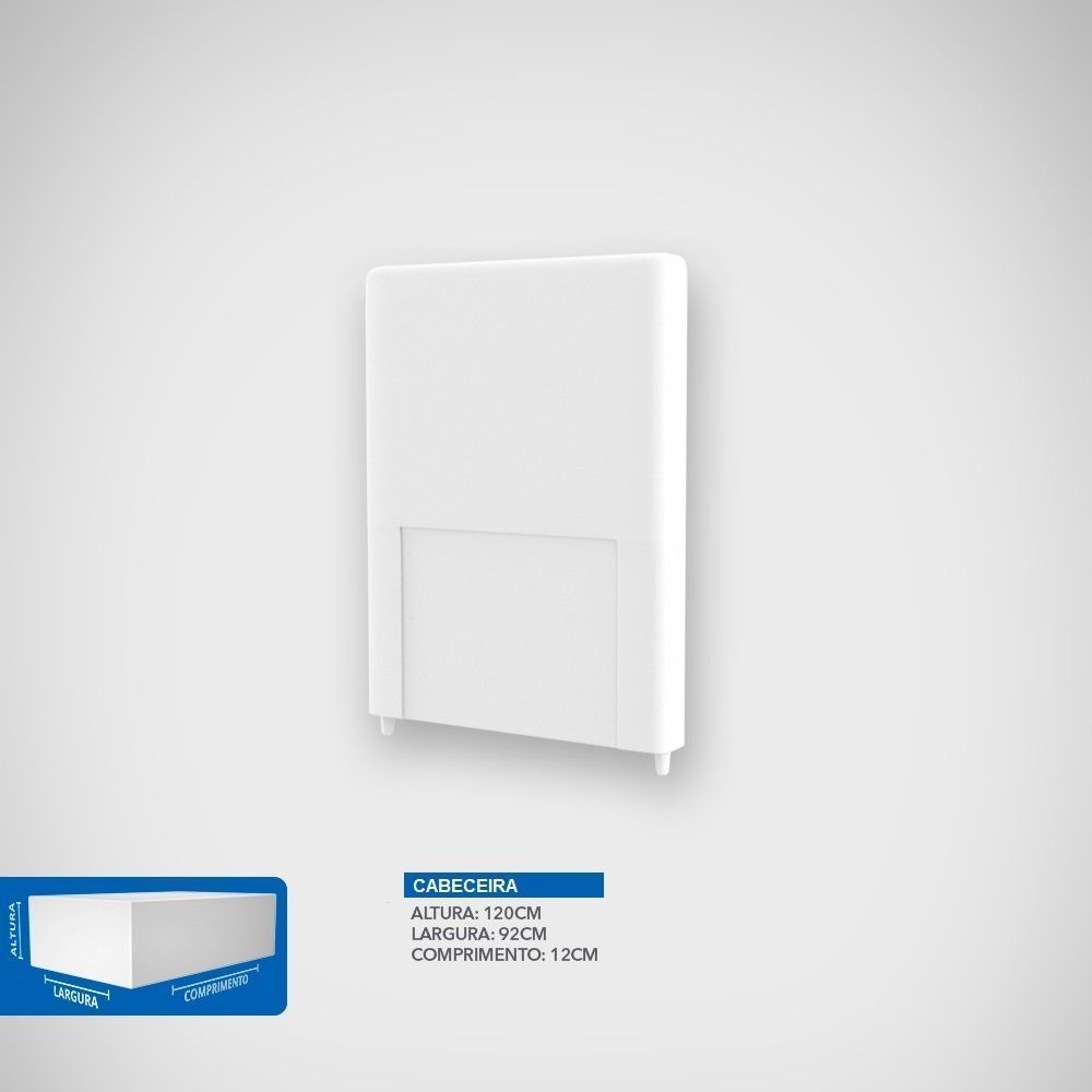 Cabeceira Solteiro Estofada Oxford Probel Corino - Imagem 6