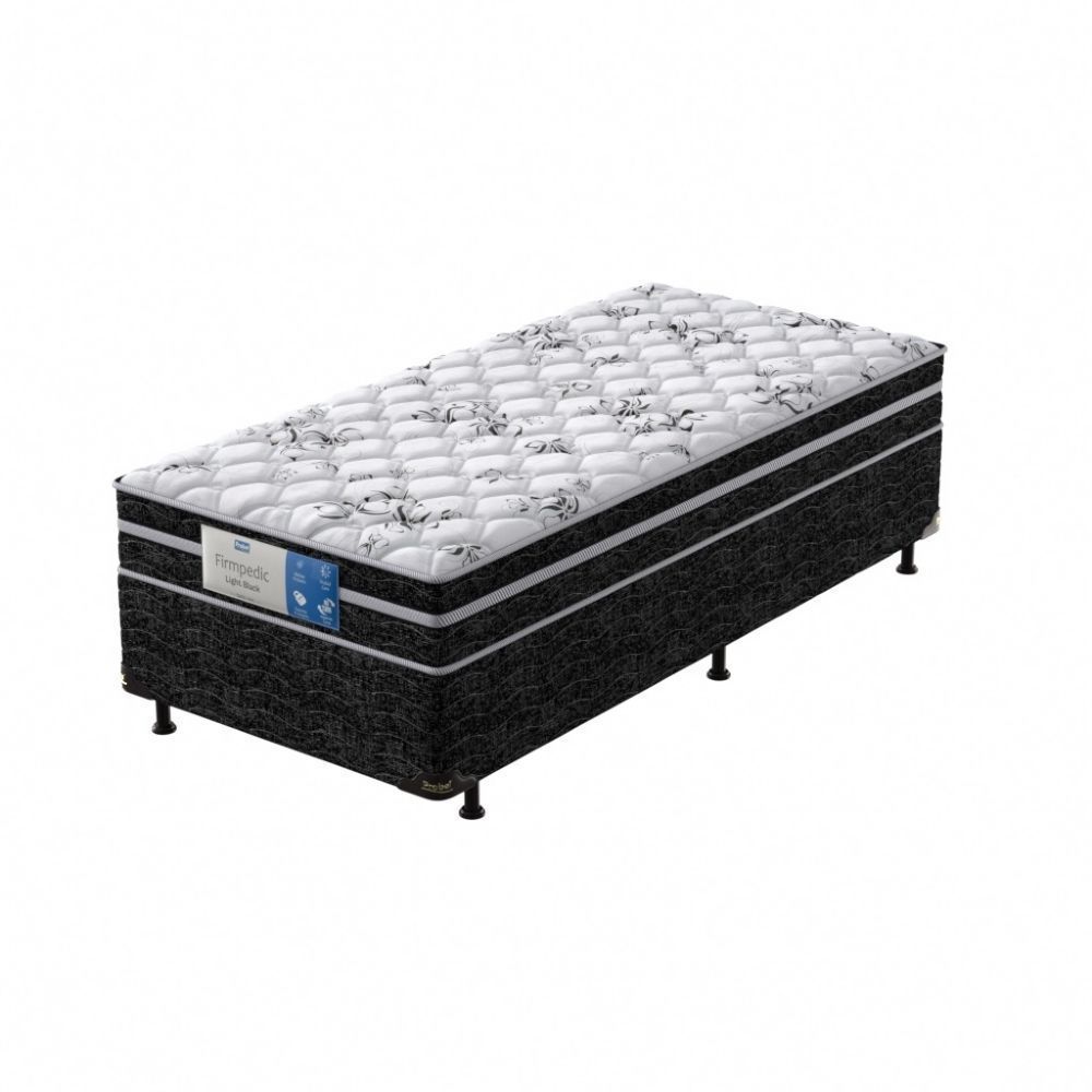 Conjunto Box Solteiro Mola Probel Firmpedic Light Black - Imagem 3
