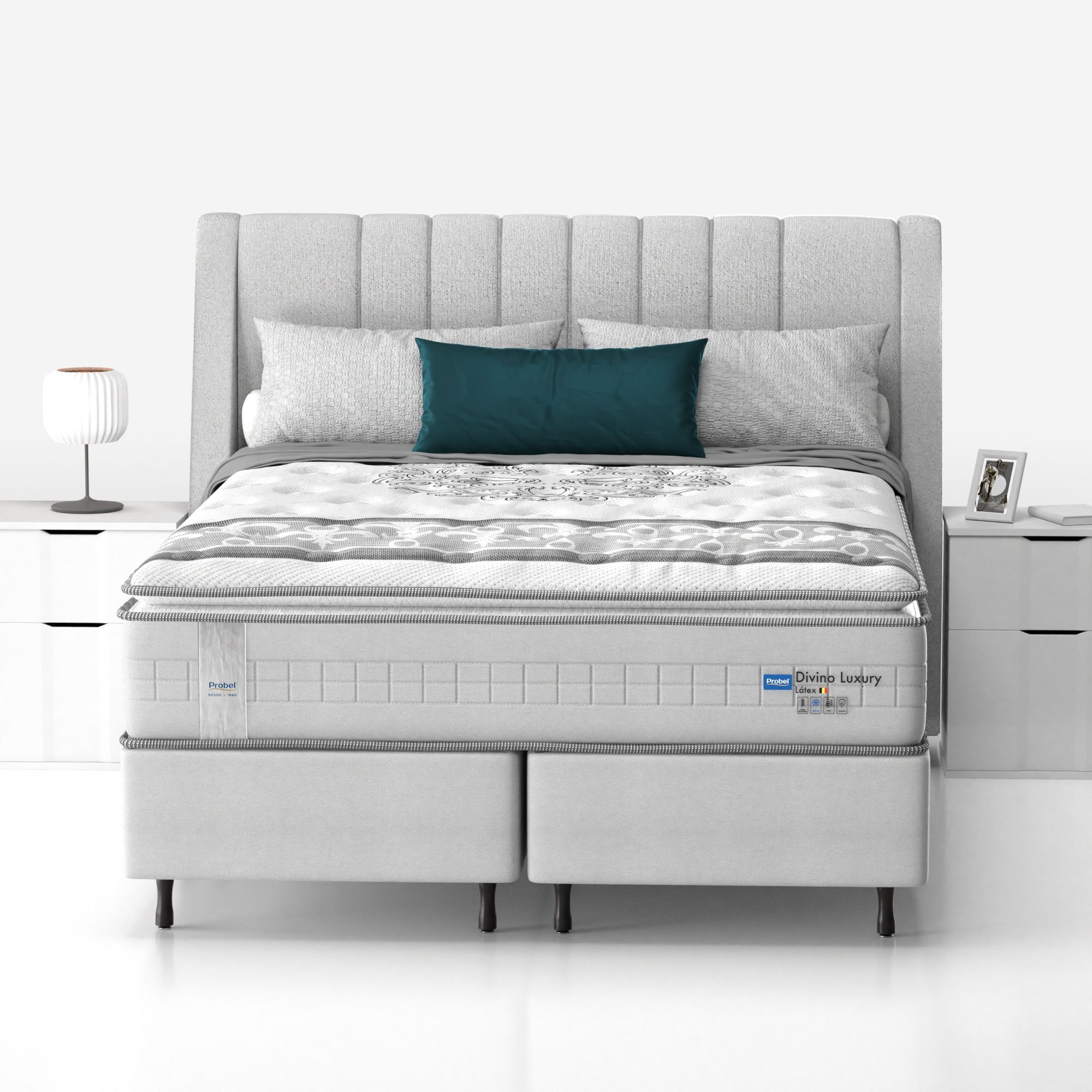 Colchão Queen Mola Ensacada Probel Divino Luxury Látex Pillow Super - Imagem 3