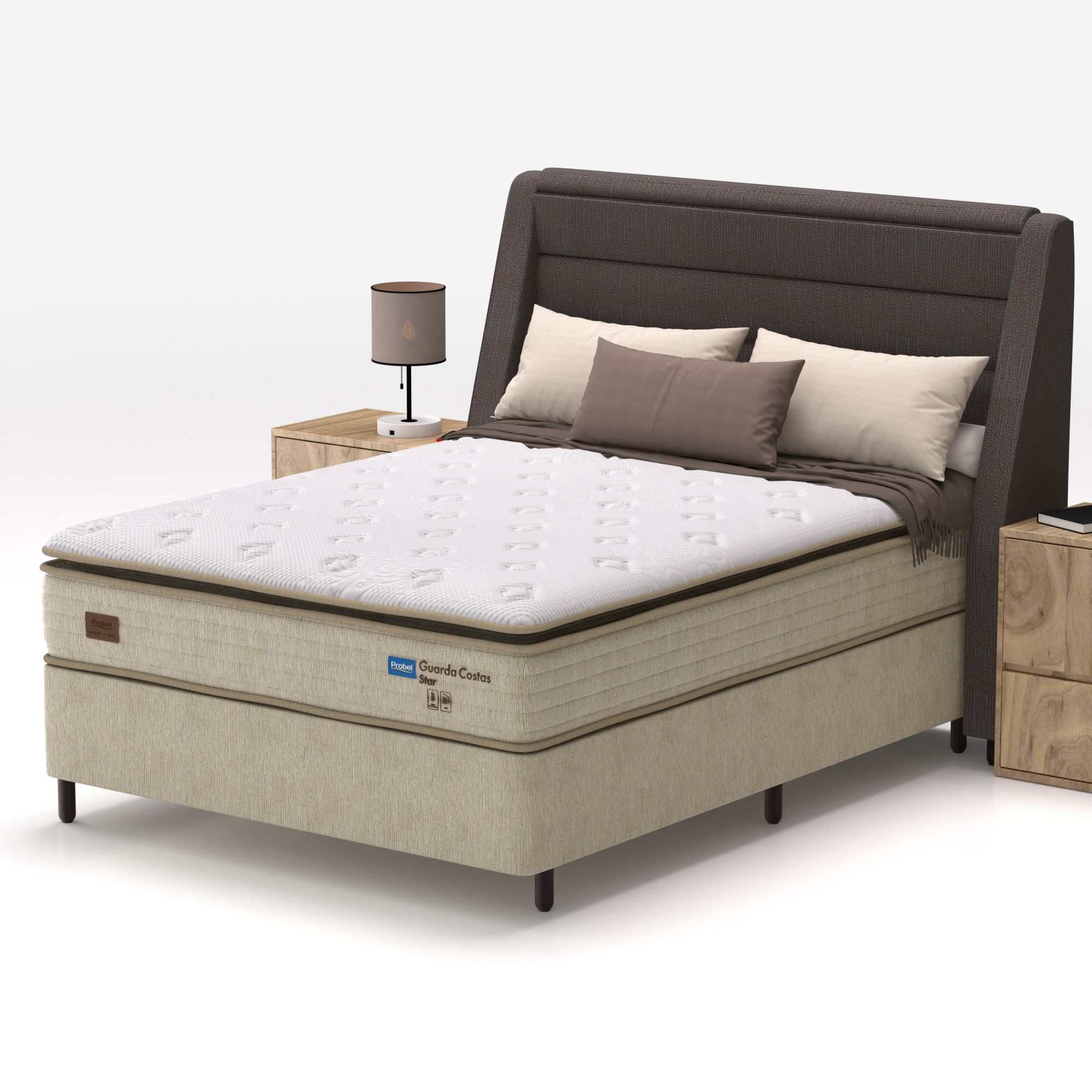 Conjunto Box Casal Mola Ensacada Probel Star - Imagem 2