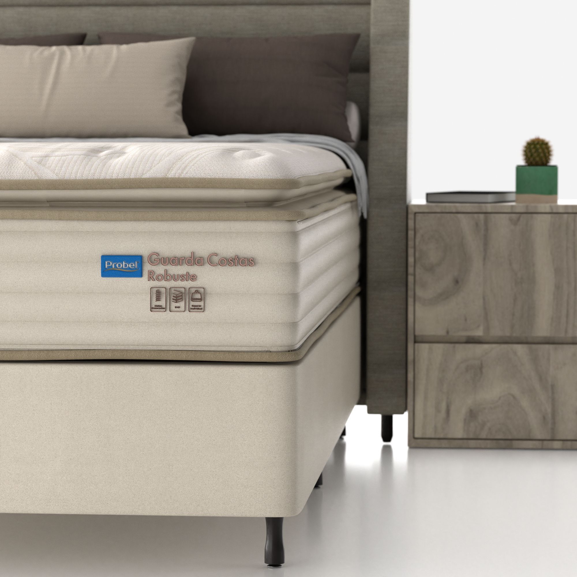 Colchão King Mola Ensacada Probel Robuste - Imagem 5