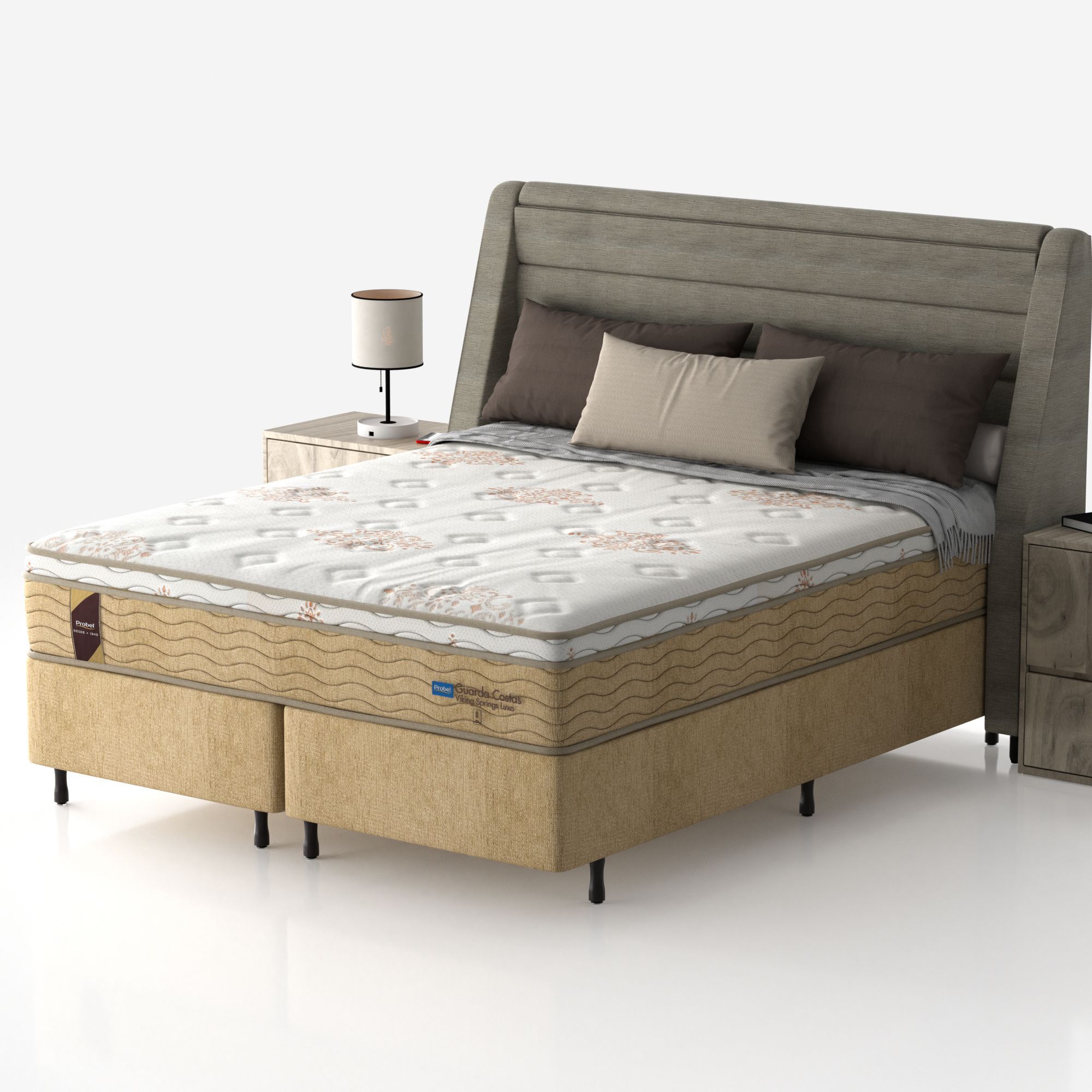 Conjunto Box Queen Mola Ensacada Probel Viking - Imagem 2