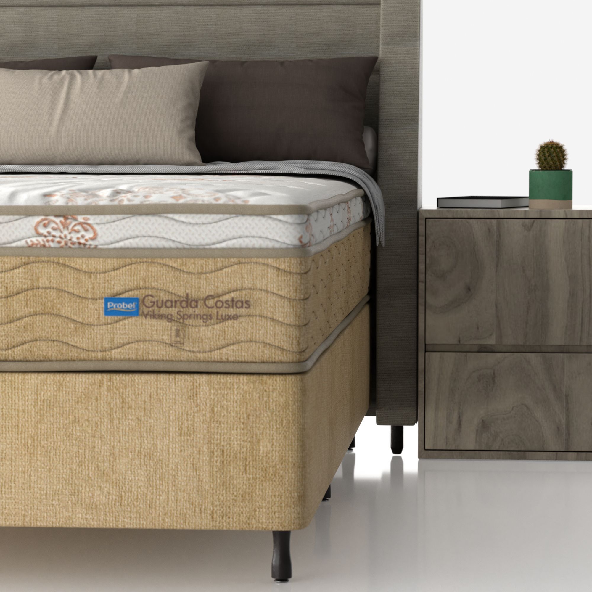 Conjunto Box Queen Mola Ensacada Probel Viking - Imagem 5