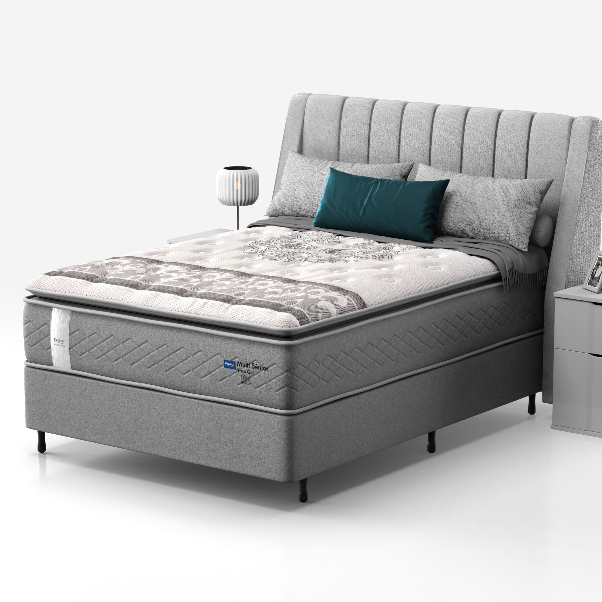 Colchão Casal Mola Ensacada Probel Multi Sênior Visco Gel - Imagem 2