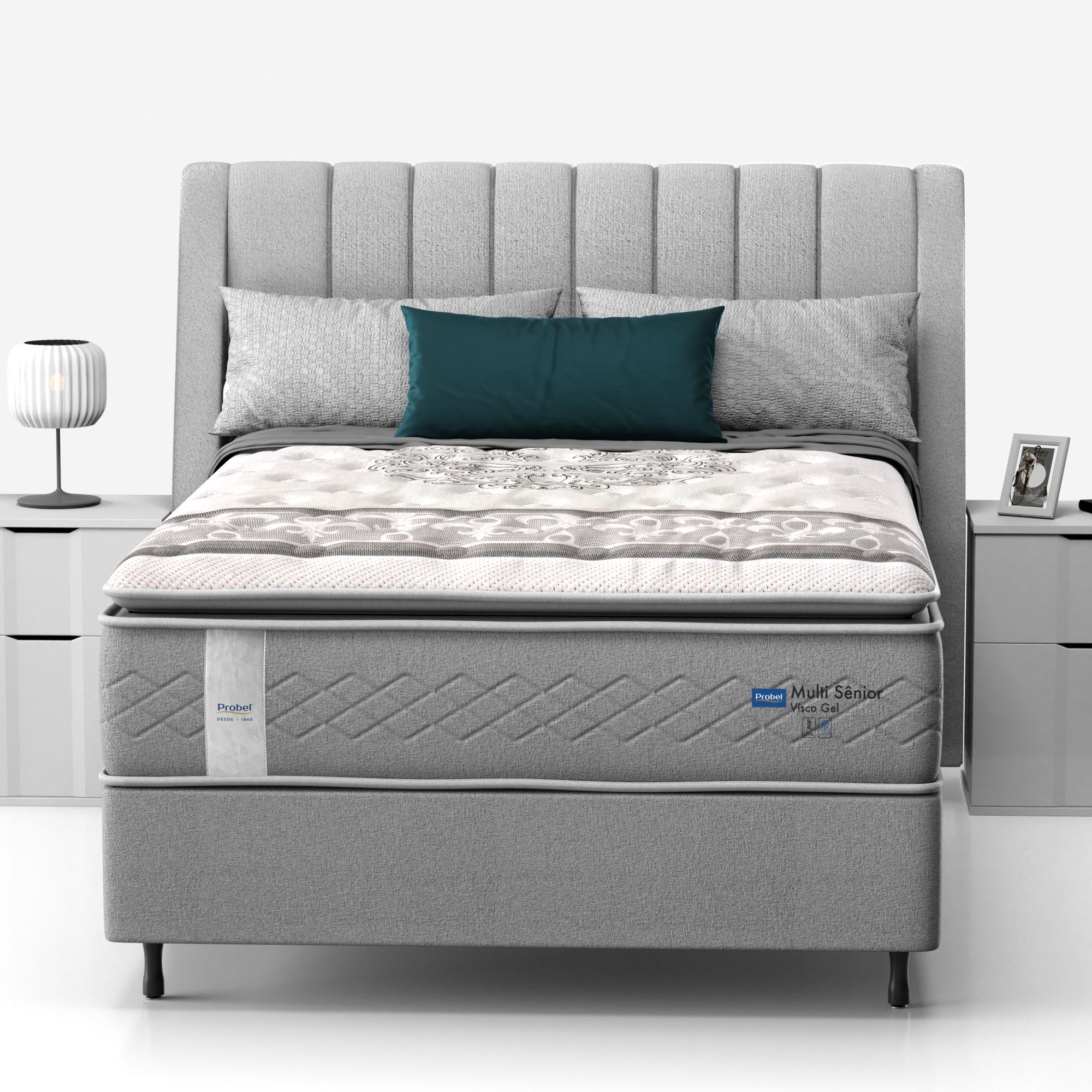 Colchão Casal Mola Ensacada Probel Multi Sênior Visco Gel - Imagem 3