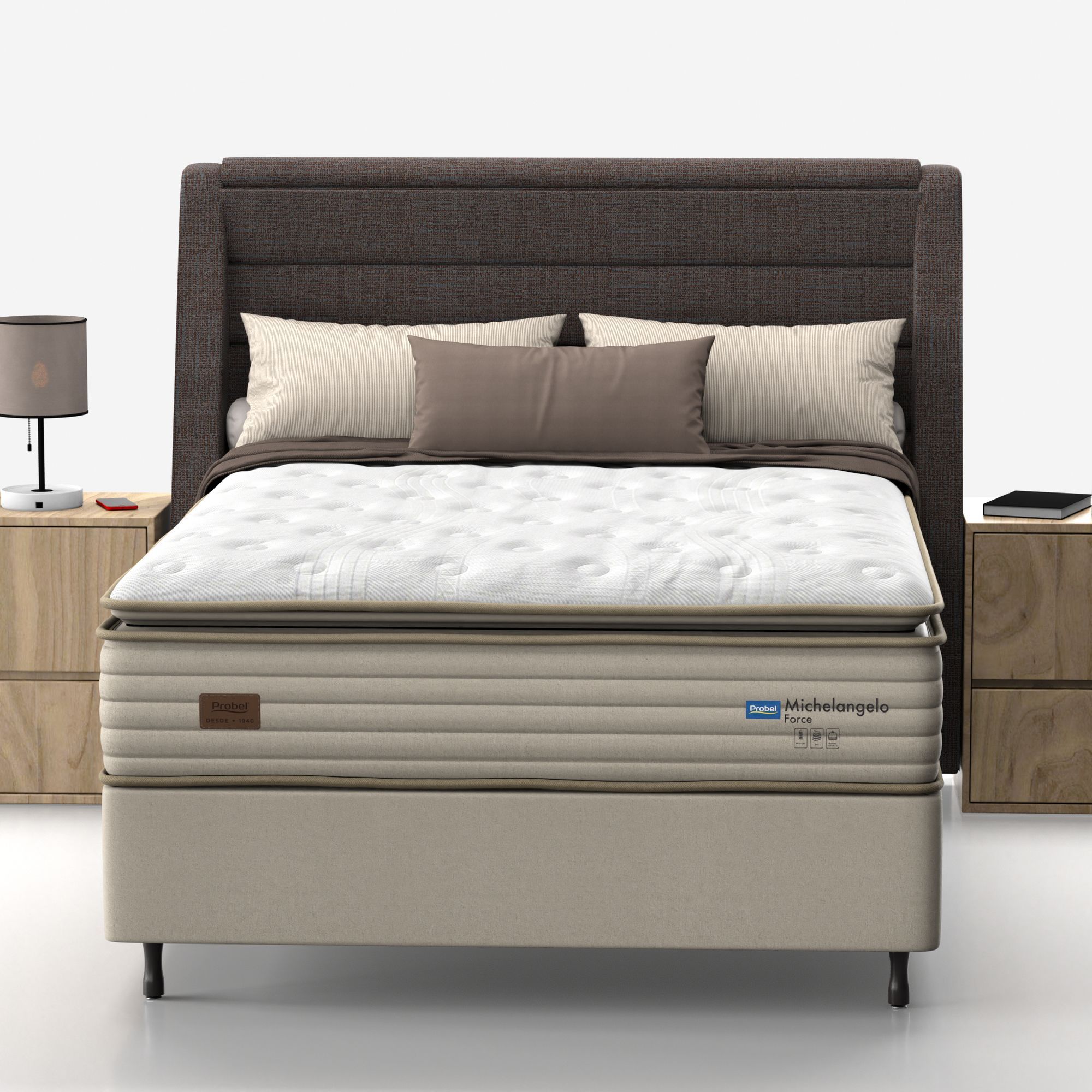 Colchão Casal Mola Probel Michelângelo Bambu Force - Imagem 3