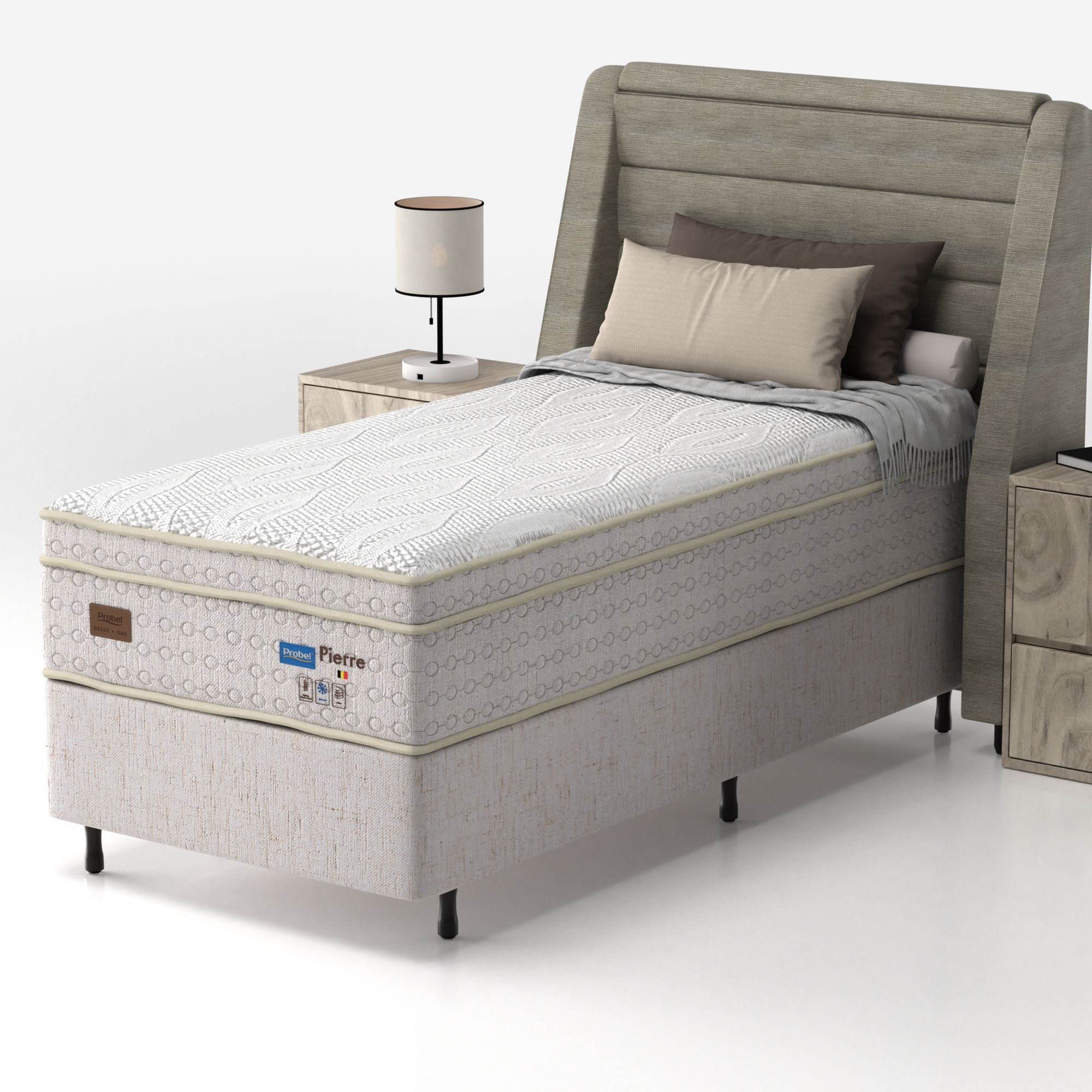Colchão Solteiro Mola Ensacada Probel Pierre - Imagem 2