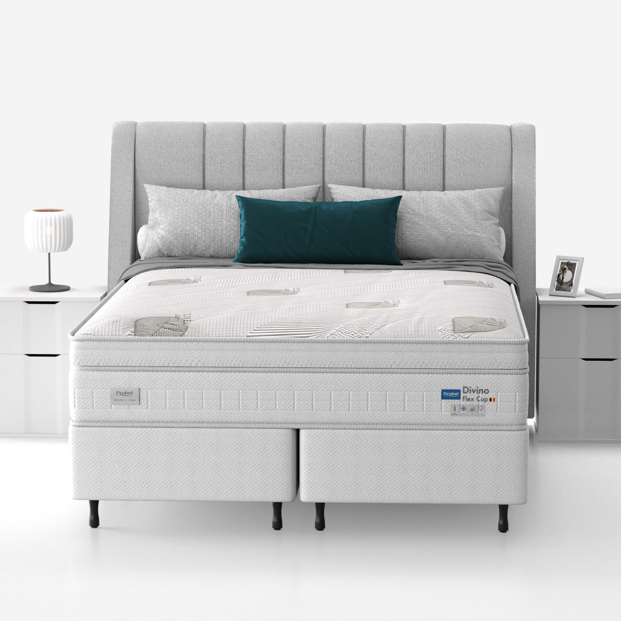 Colchão Queen Mola Ensacada Probel Divino Luxury Látex Flex Cup - Imagem 3