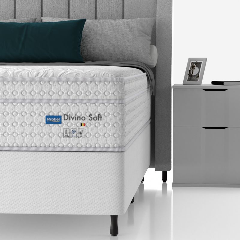 Conjunto Box Queen Mola Ensacada Probel Divino Soft - Imagem 5
