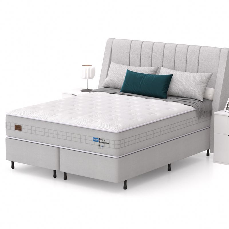 Conjunto Box Queen Mola Ensacada Probel Divino Springs Visco - Imagem 2