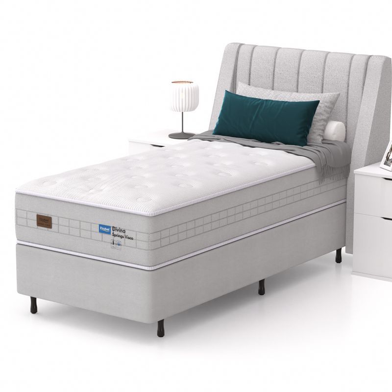Colchão Solteiro Mola Ensacada Probel Divino Springs Visco - Imagem 2