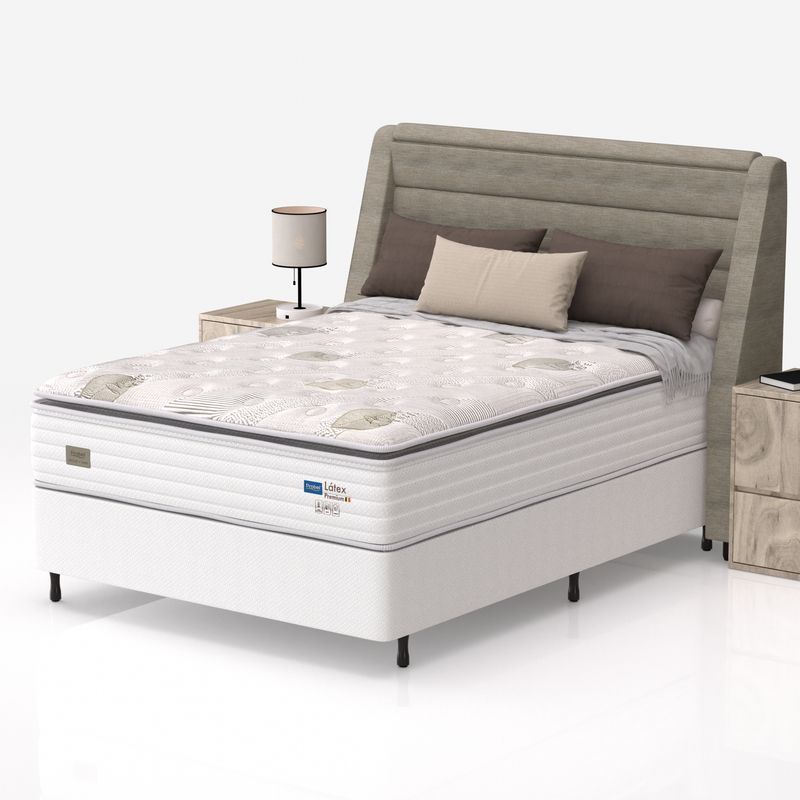 Conjunto Box Casal Mola Ensacada Probel Látex Premium - Imagem 2