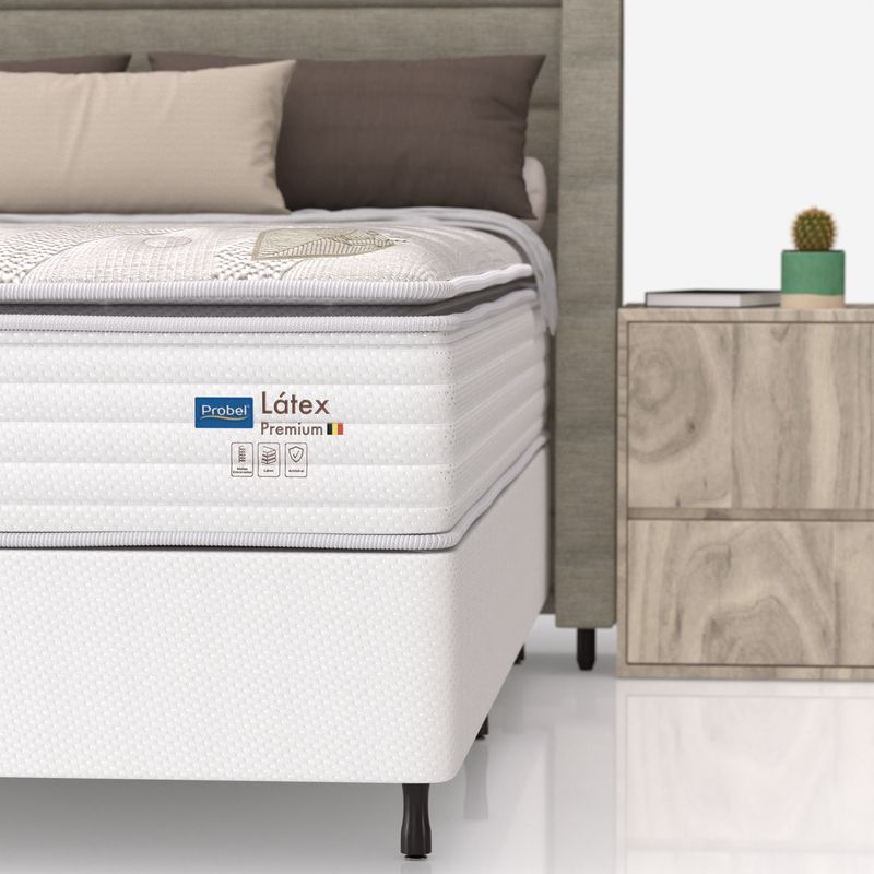 Conjunto Box Casal Mola Ensacada Probel Látex Premium - Imagem 5