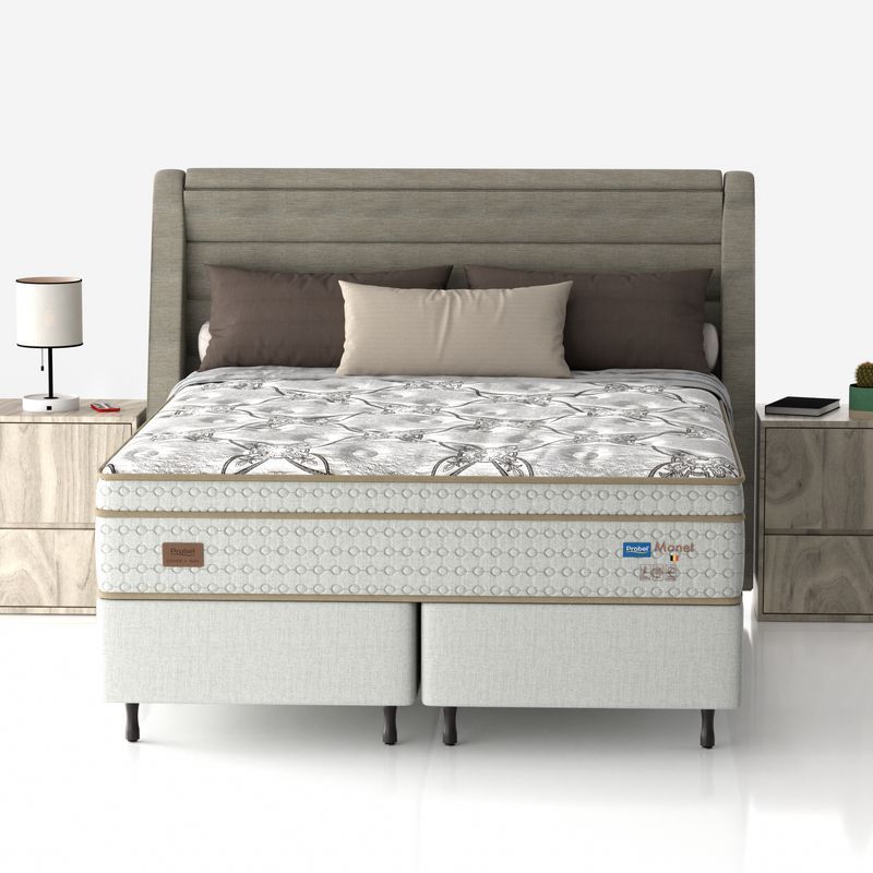 Conjunto Box Queen Mola Ensacada Probel Monet - Imagem 3