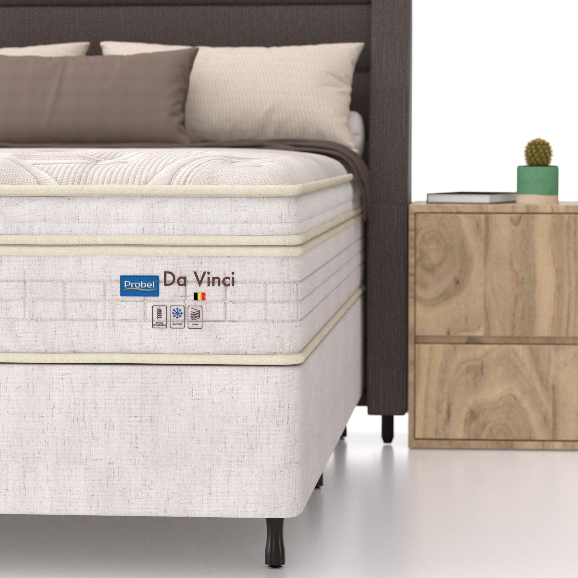 Colchão Queen Mola Ensacada Probel Da Vinci - Imagem 5