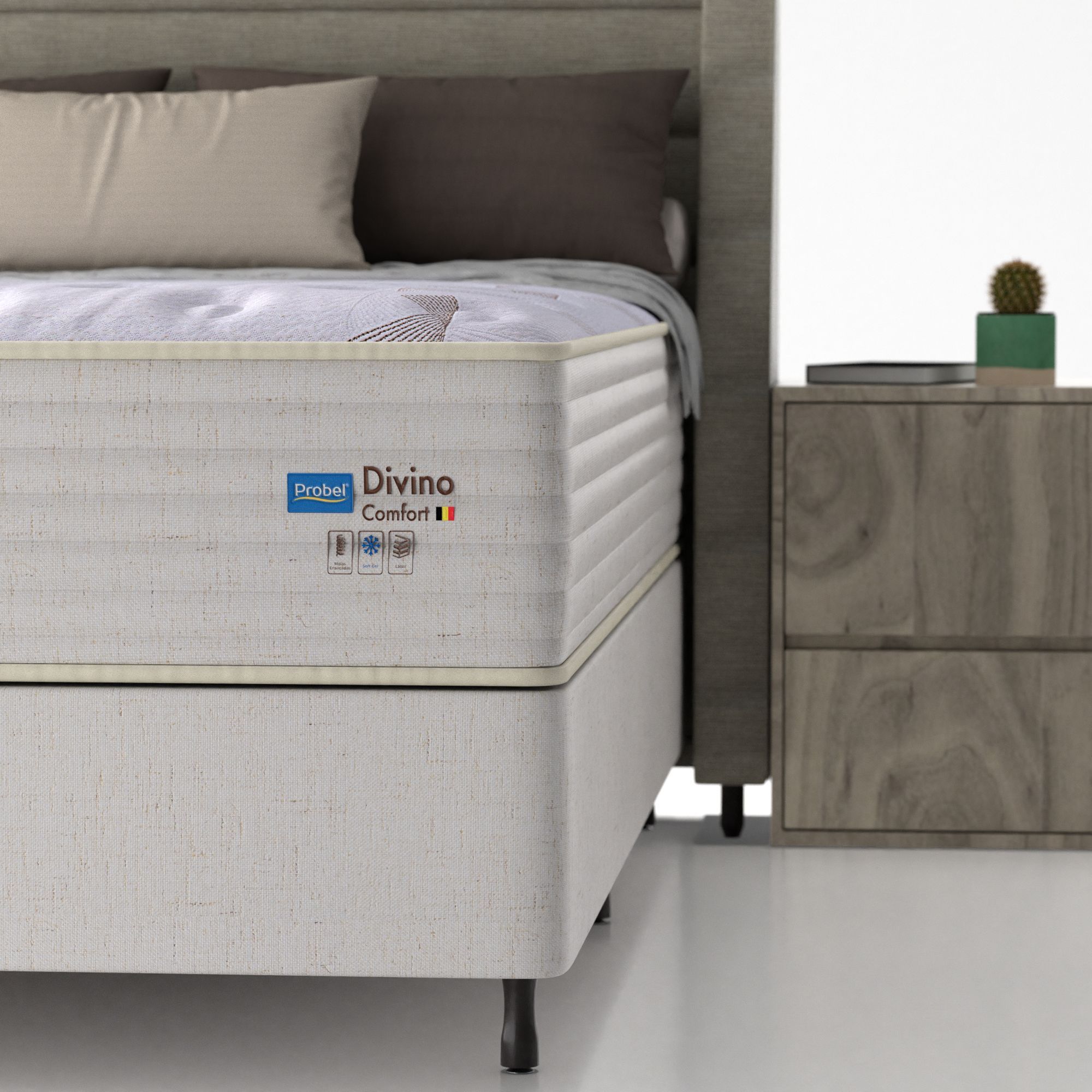 Colchão Solteiro Mola Ensacada Probel Divino Comfort - Imagem 5