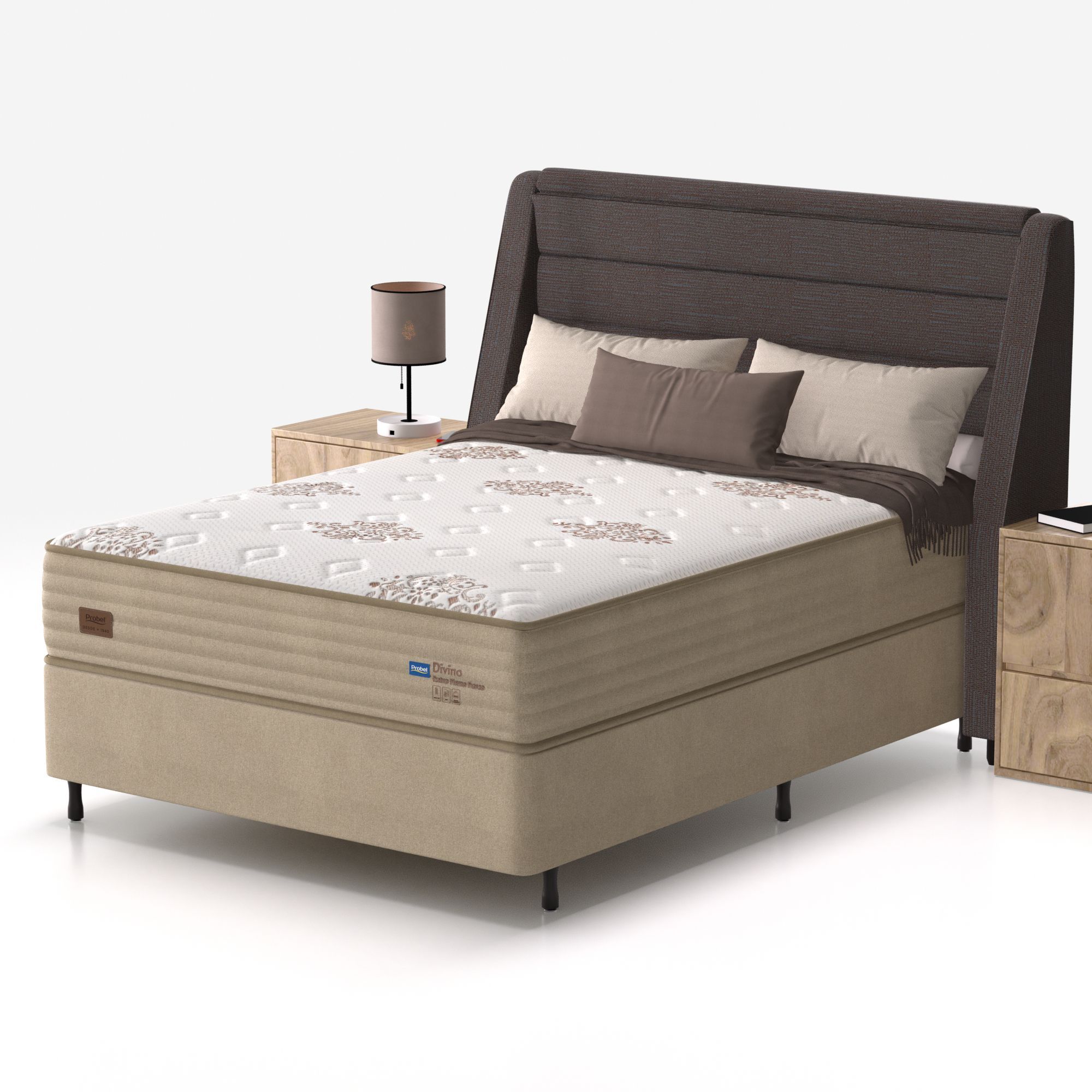 Colchão Casal Mola Probel Divino Extra Firme Force - Imagem 2