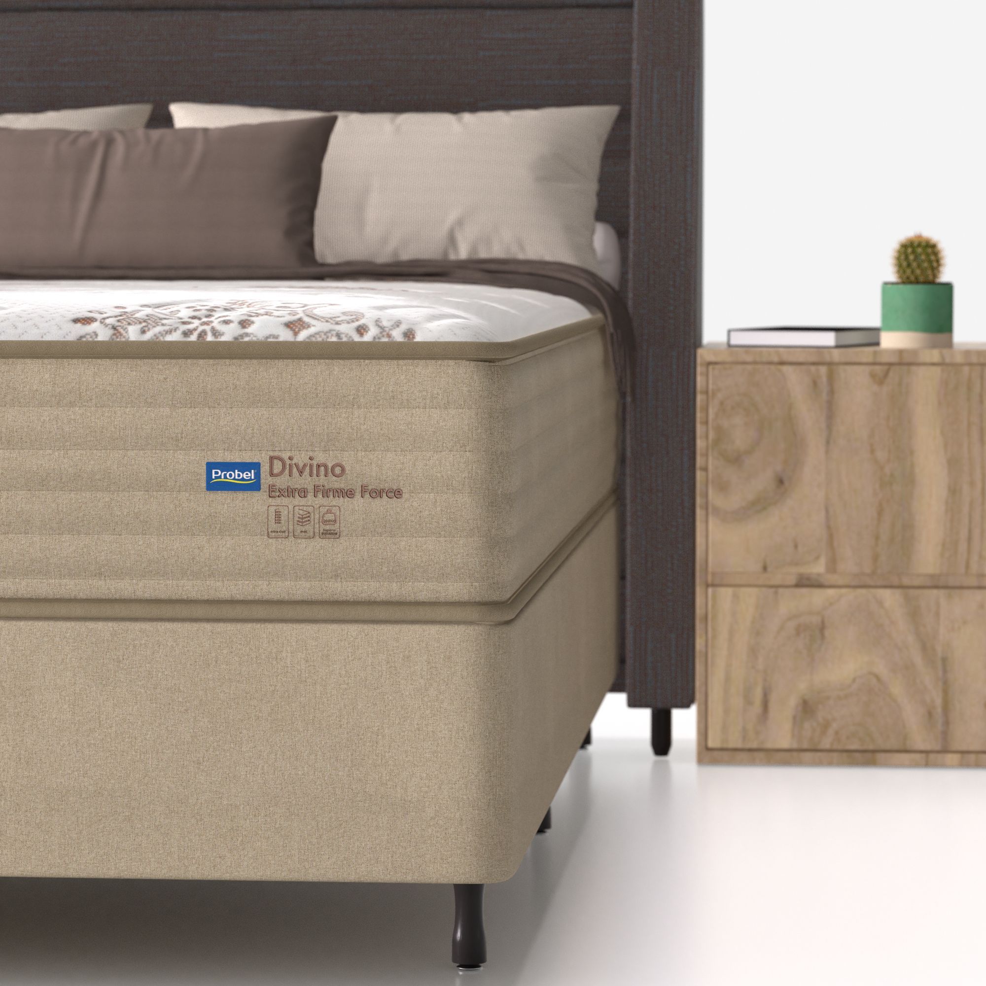 Colchão Casal Mola Probel Divino Extra Firme Force - Imagem 5