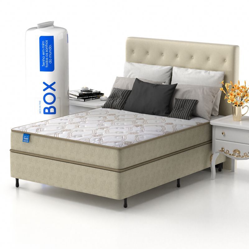 Colchão Embalado à Vácuo Casal Espuma D28 Probel - Imagem 2