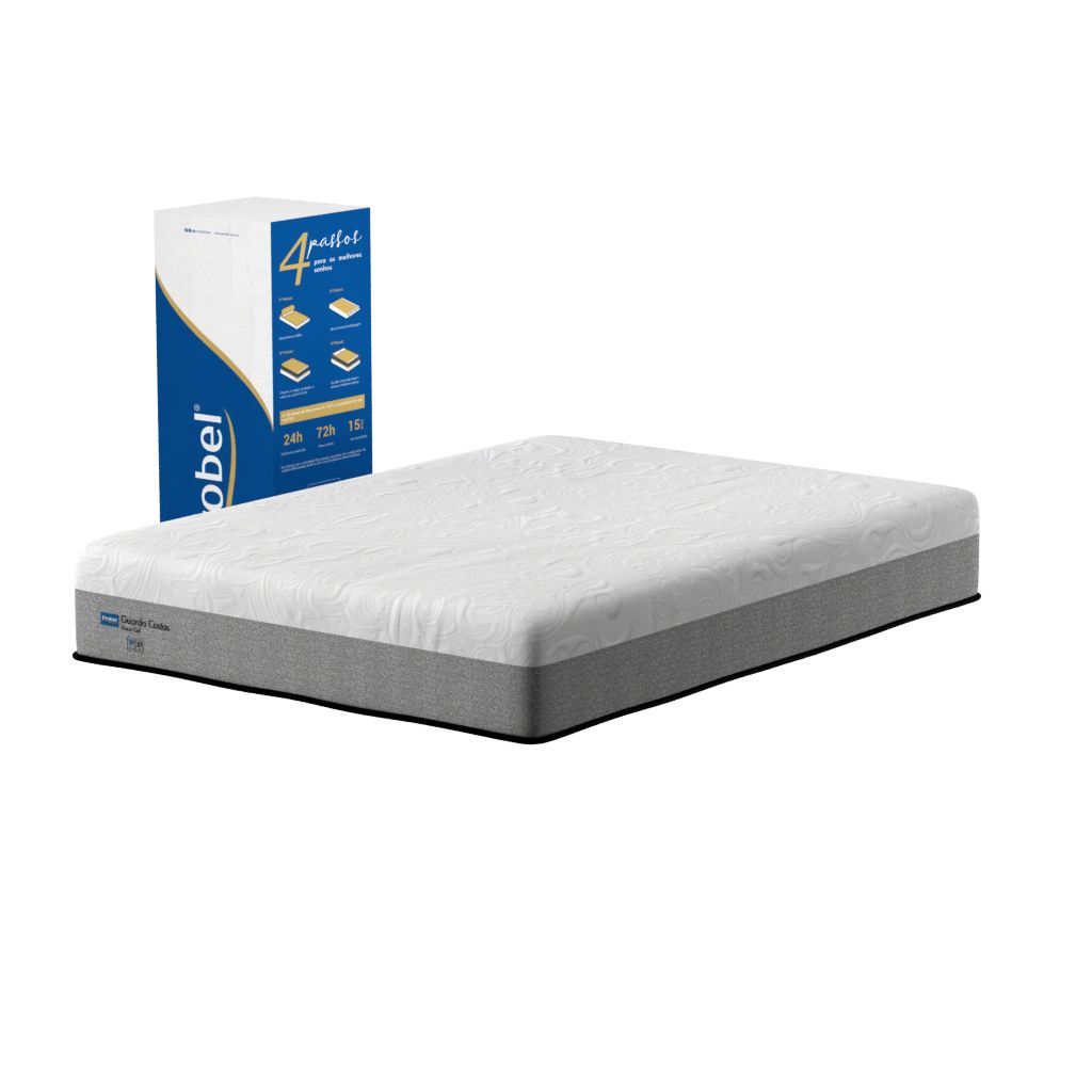 Colchão na Caixa Casal Espuma D33 Visco Gel Probel