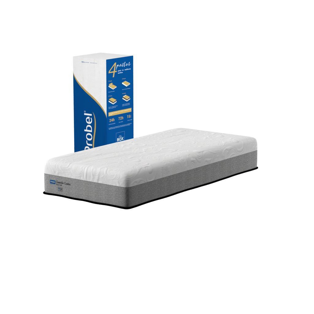 Colchão na Caixa Solteiro Espuma D33 Visco Gel Probel