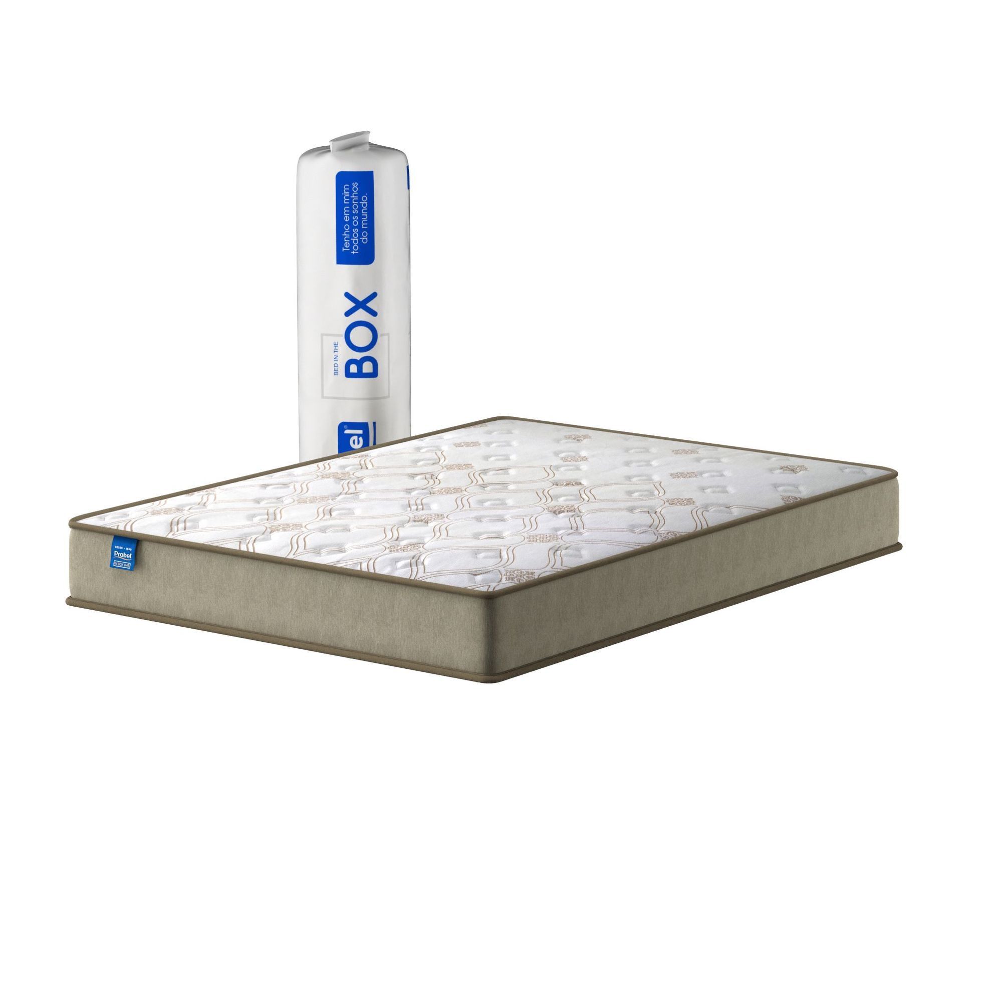 Colchão Embalado à Vácuo Casal Espuma D45 Guarda Costas (138x188x24cm)