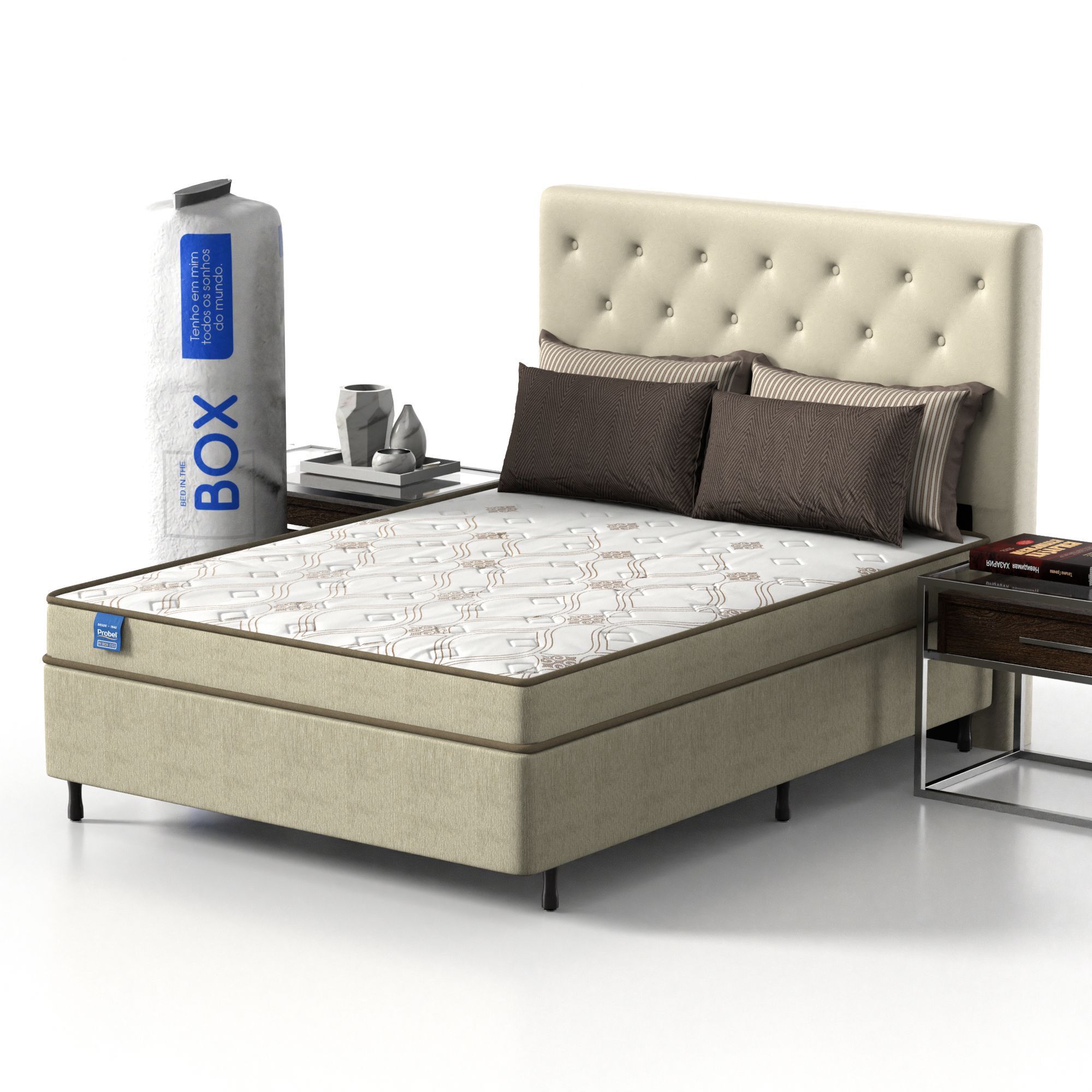 Colchão Embalado à Vácuo Casal Espuma D33 Guarda Costas - Imagem 2