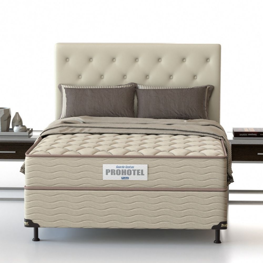 Conjunto Box Casal Mola Probel Prohotel Royal (138x188x49cm) - Imagem 2
