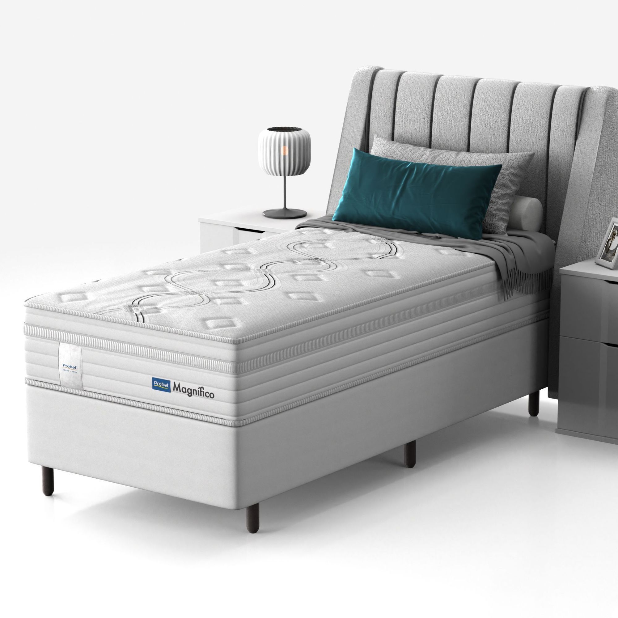 Conjunto Box Solteiro Mola Probel Magnífico - Imagem 2