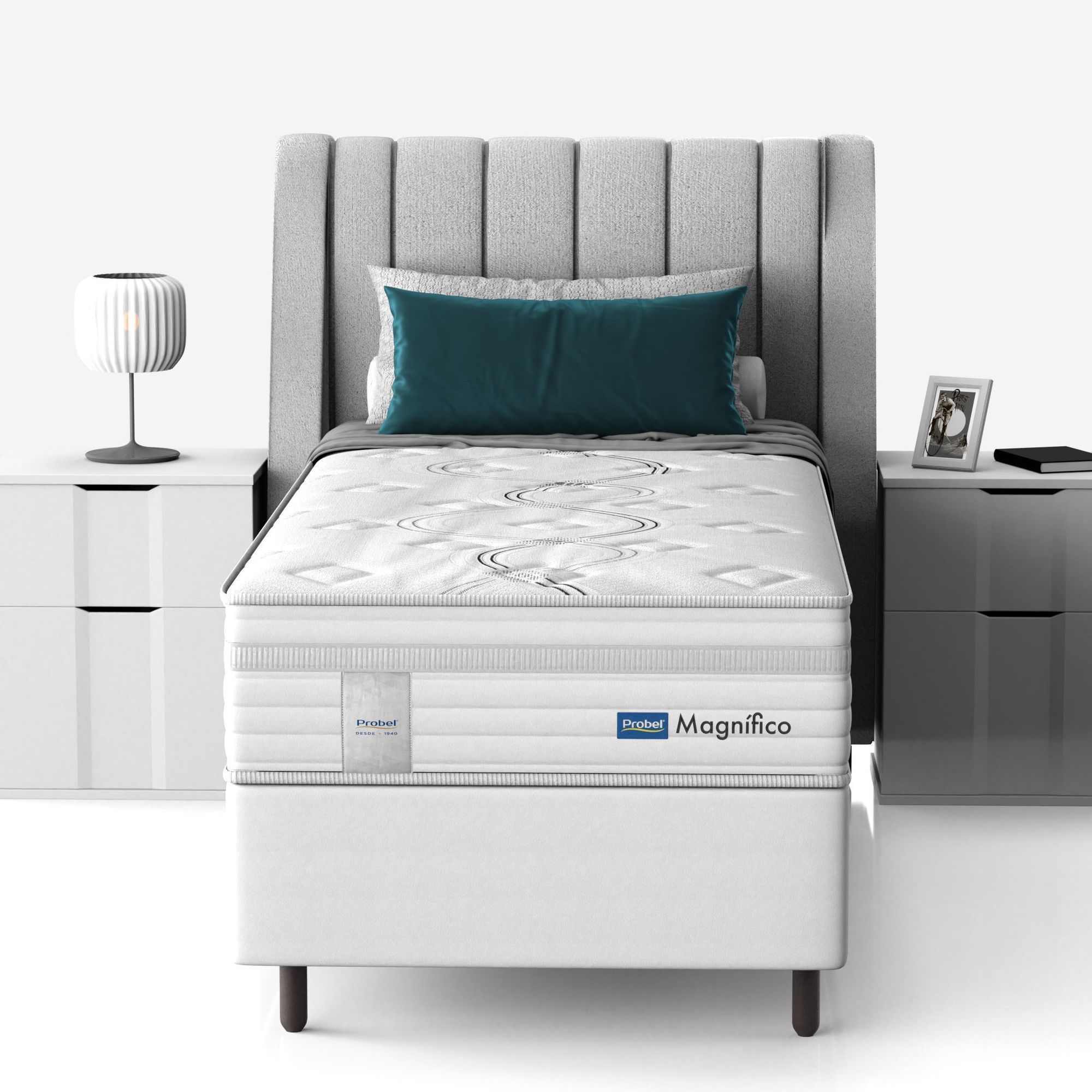 Conjunto Box Solteiro Mola Probel Magnífico - Imagem 3