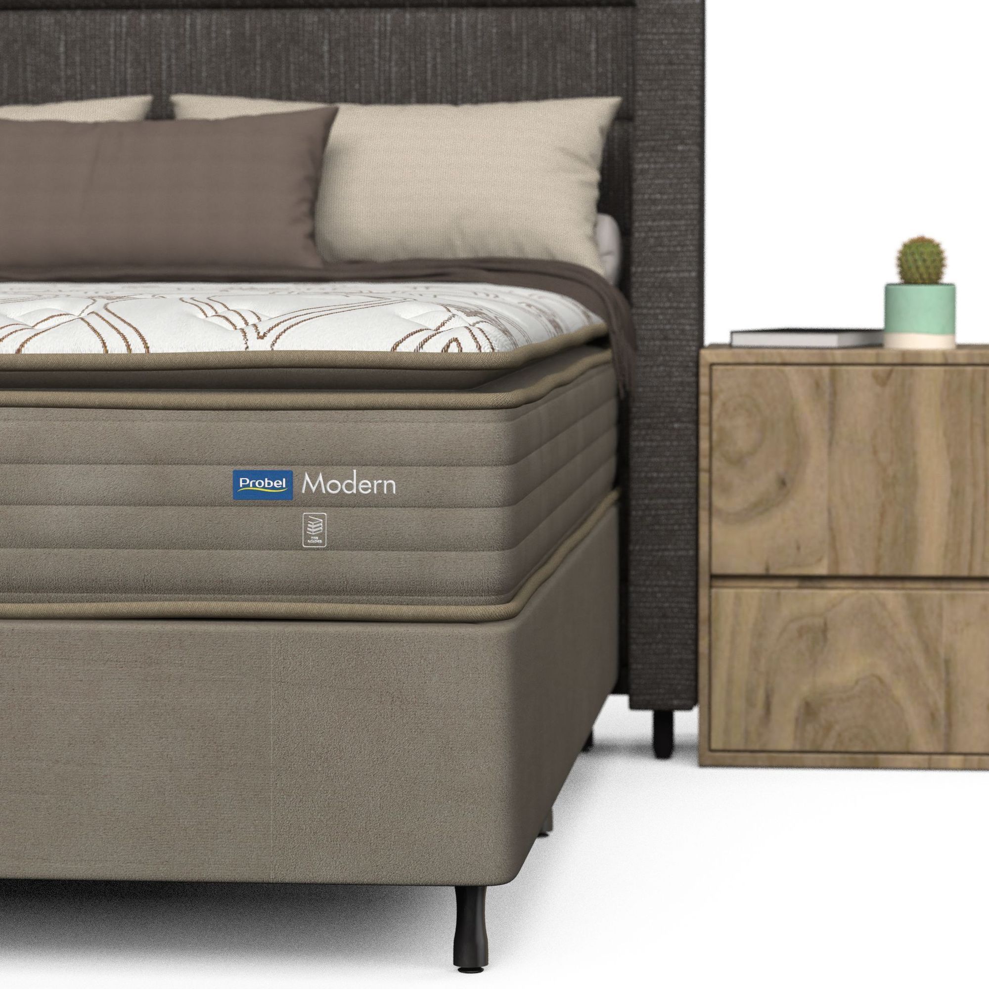 Conjunto Box Viúva Mola Probel Modern (128x188x58cm) - Imagem 7