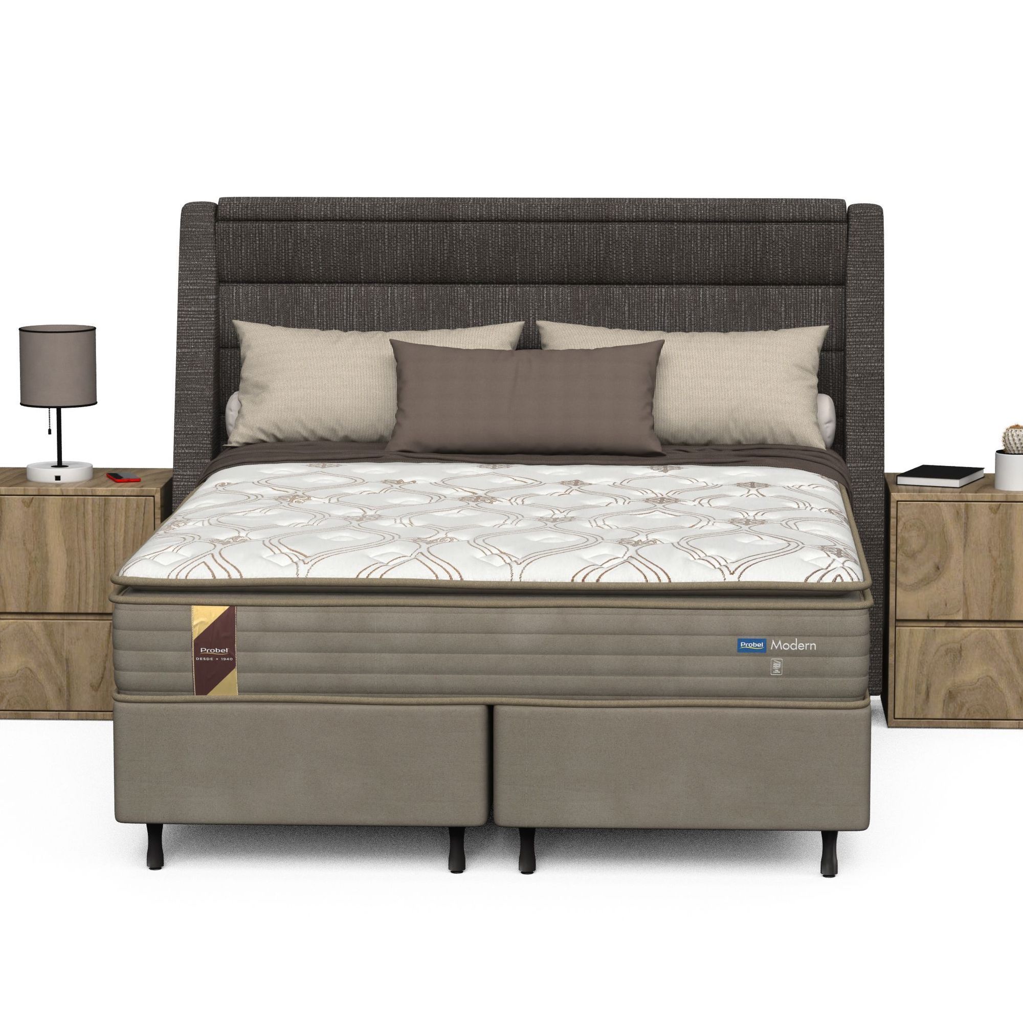Conjunto Box Queen Mola Probel Modern (158x198x58cm) - Imagem 4