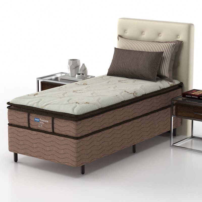 Conjunto Box Solteiro Mola Ensacada Probel Passione Bambu (88x188x52cm) - Imagem 2