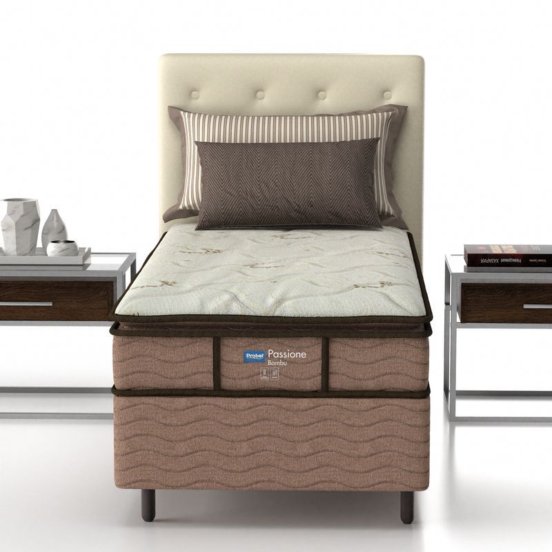 Conjunto Box Solteiro Mola Ensacada Probel Passione Bambu (88x188x52cm) - Imagem 3