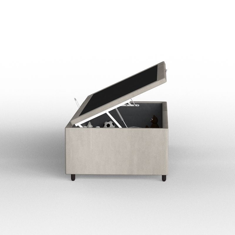 Box Baú Solteiro Probel Luxo Suede - Imagem 10