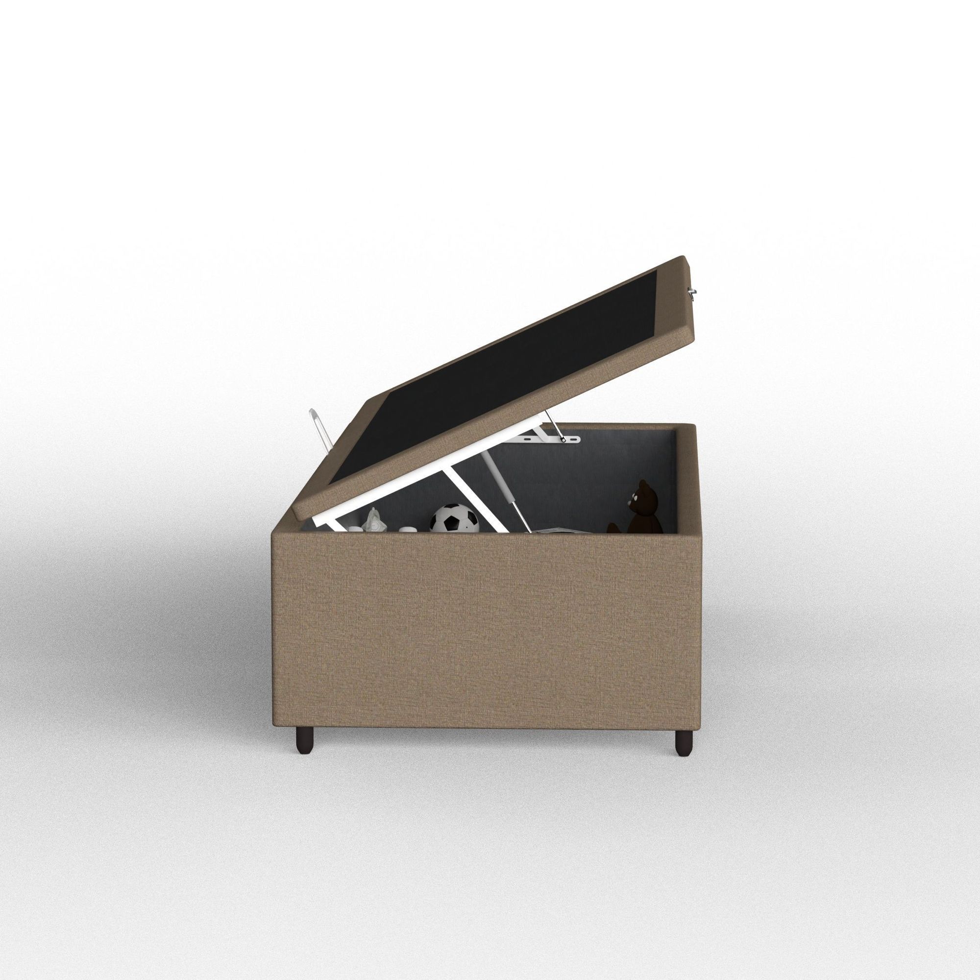 Box Baú Solteiro Probel Luxo Suede - Imagem 19