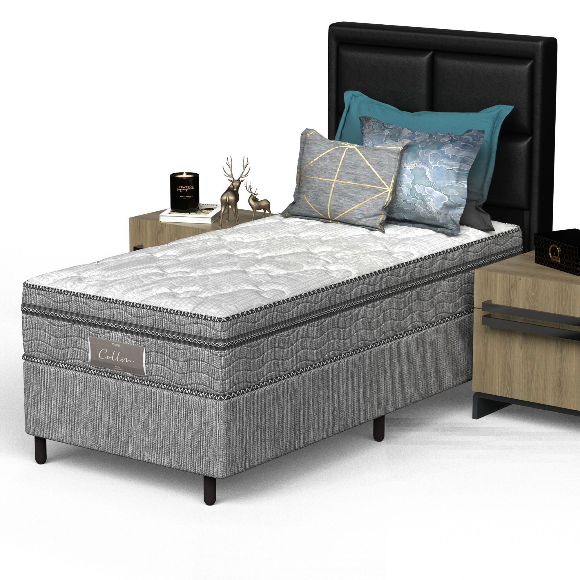 Colchão Solteiro Mola Ensacada Probel Collin (88x188x30cm) - Imagem 3