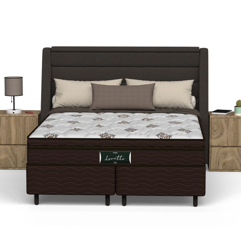Conjunto Box Queen Mola Probel Loretto (158x198x54cm) - Imagem 3