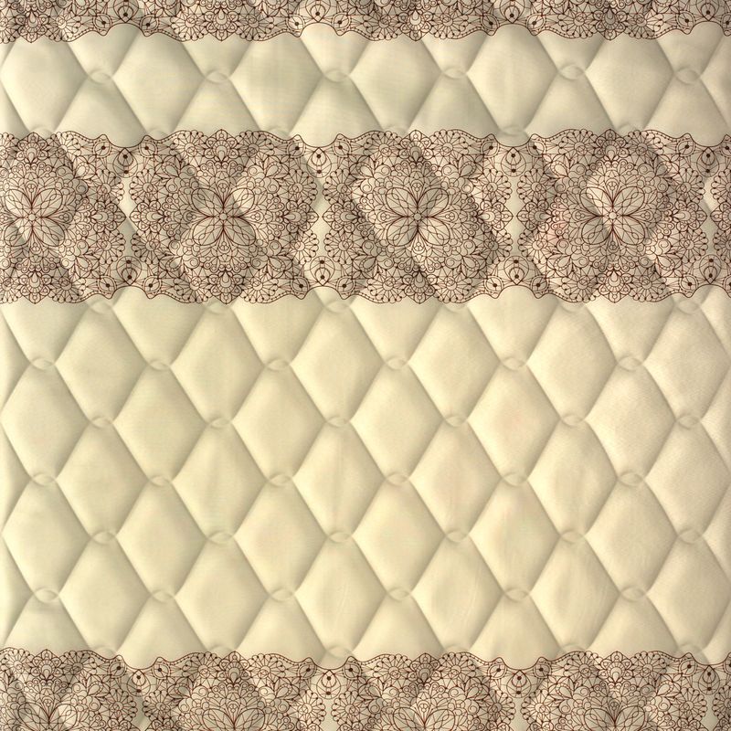 Colchão Solteiro Espuma D28 Guarda Costas Probel 14cm Branco/Marrom (88x188x14cm) - Imagem 2