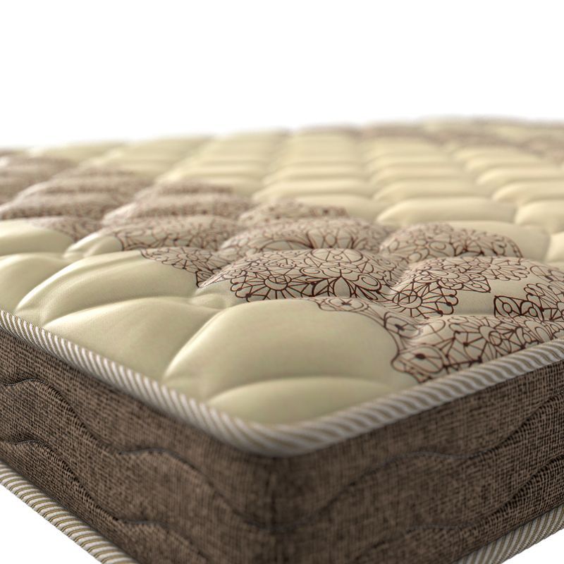 Colchão Solteiro Espuma D28 Guarda Costas Probel 14cm Branco/Marrom (88x188x14cm) - Imagem 3