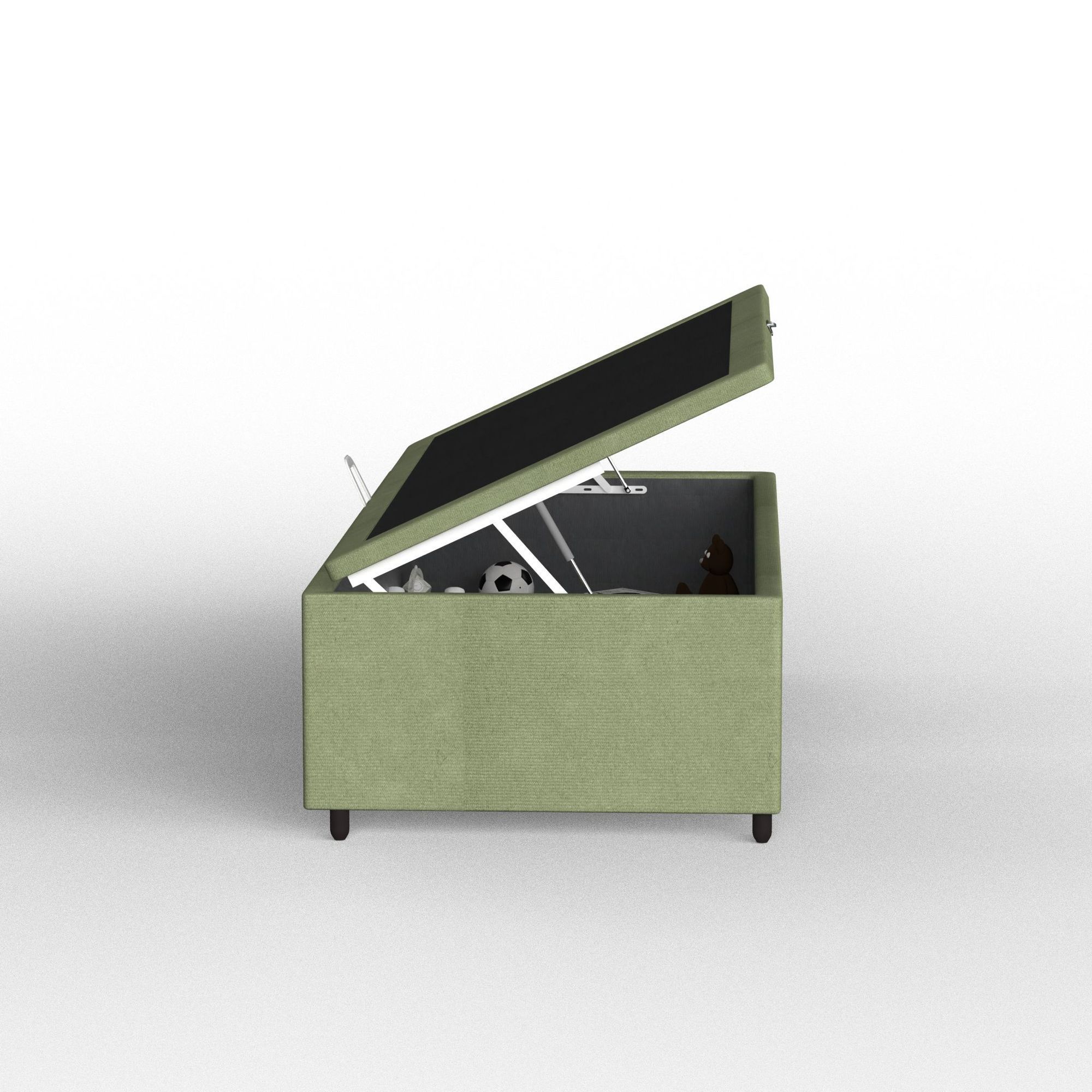 Box Baú Solteiro Probel Luxo Suede - Imagem 5