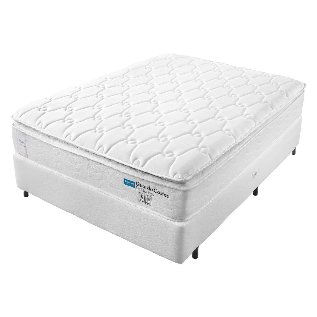 Conjunto Box Casal Mola Ensacada Probel Bari (138x188x58cm)