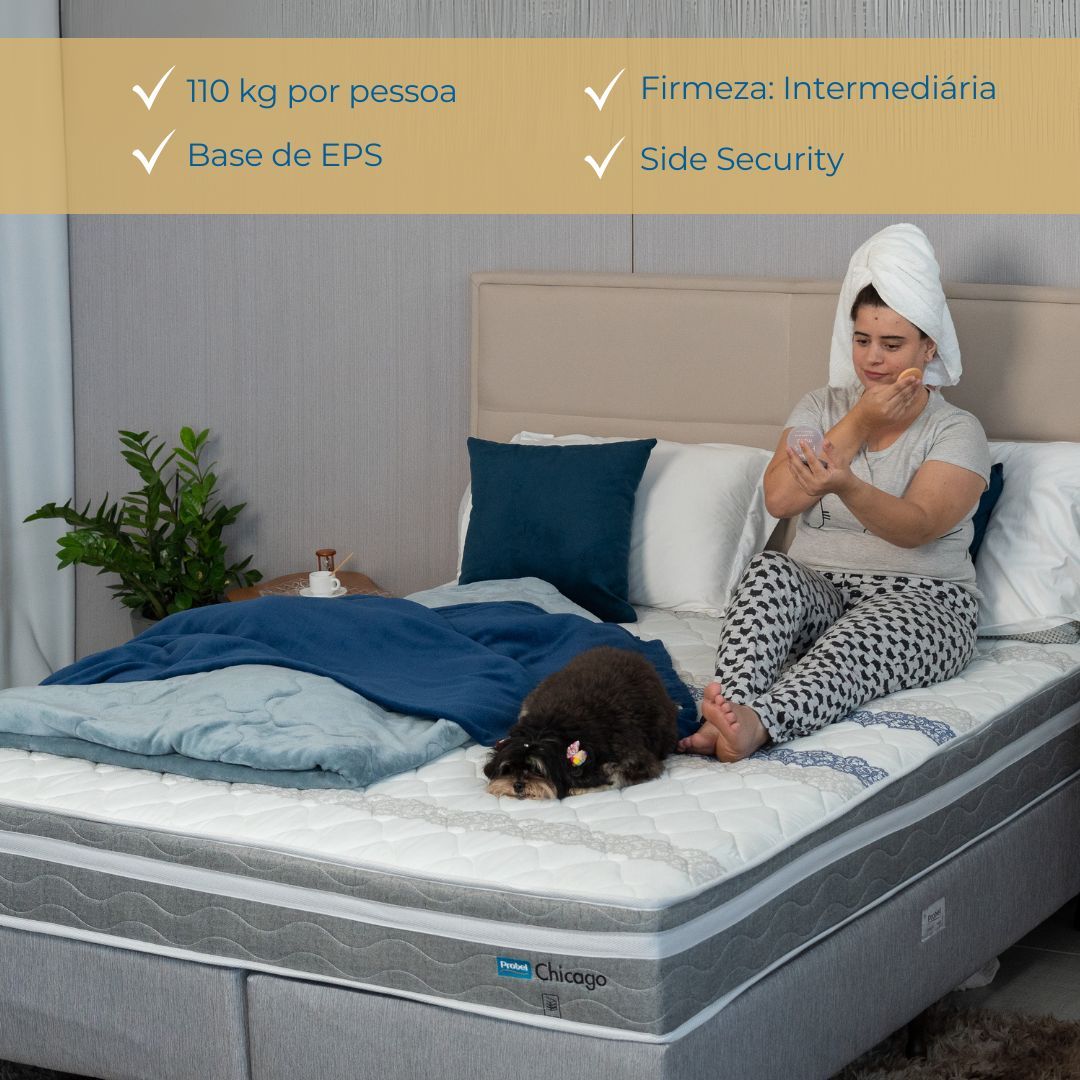 Conjunto Box Viúva Mola Probel Chicago (128x188x50cm) - Imagem 3