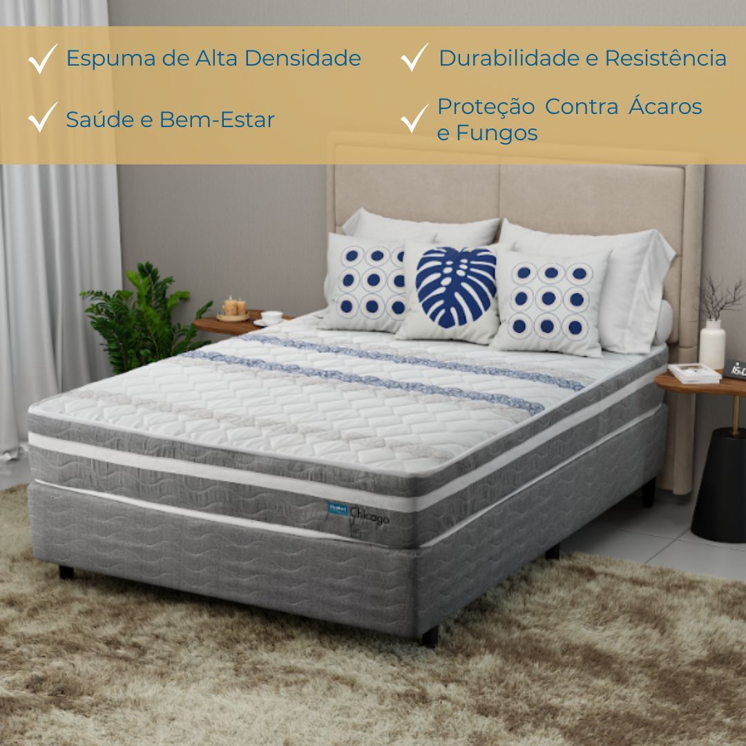 Conjunto Box King Mola Probel Chicago (193x203x50cm) - Imagem 4