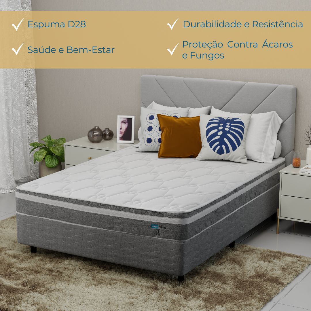 Colchão Viúva Mola Ensacada Probel Akira (128x188x20cm) - Imagem 4