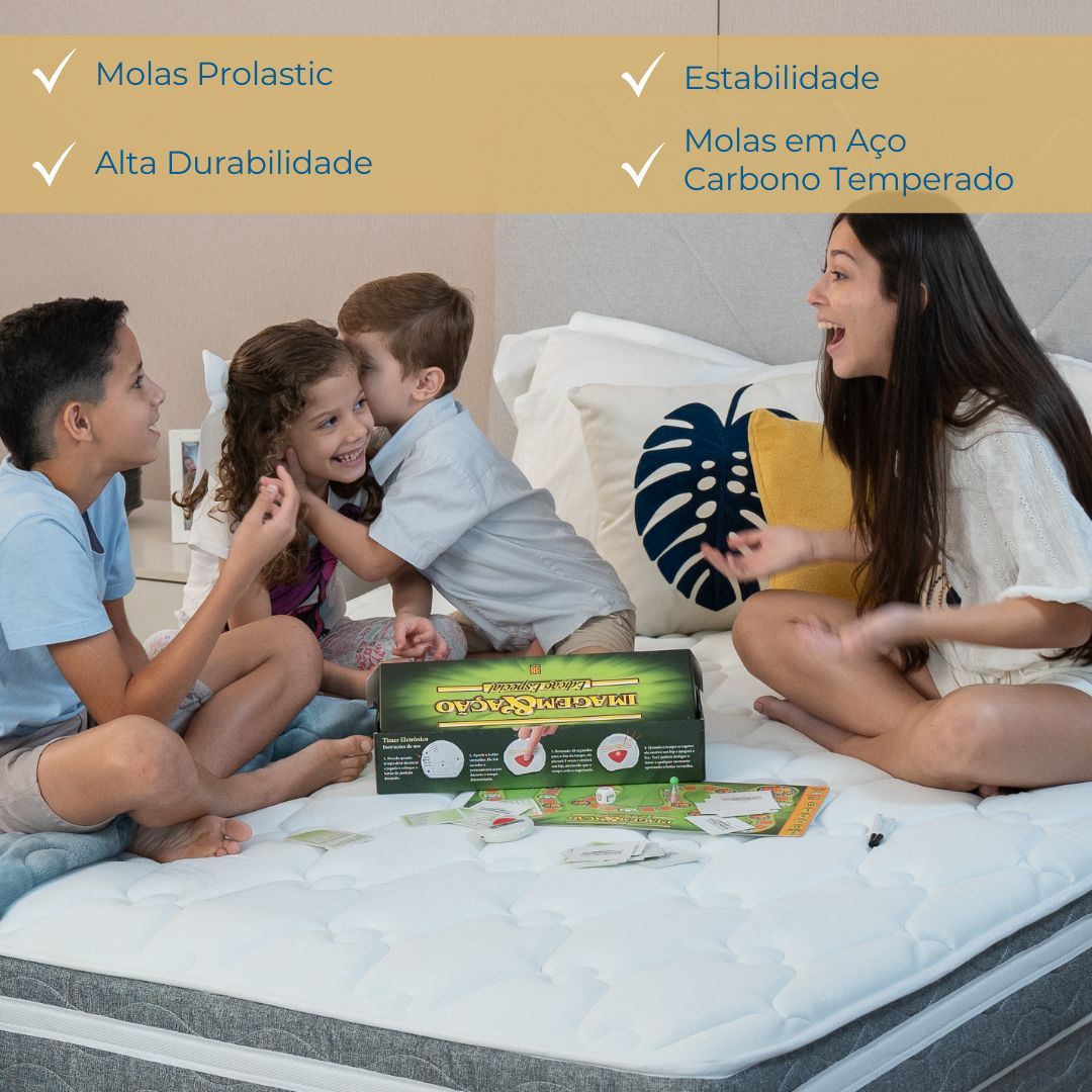 Conjunto Box Solteiro Mola Ensacada Probel Akira (88x188x46cm) - Imagem 2